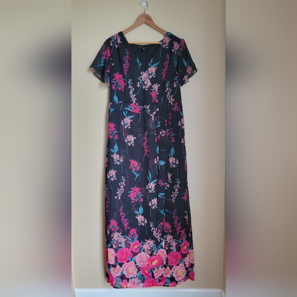 Floral Wrap Dress